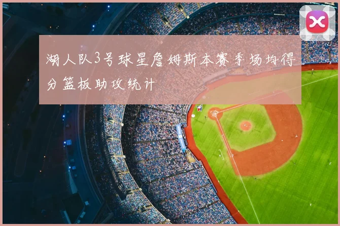 湖人队3号球星詹姆斯本赛季场均得分篮板助攻统计